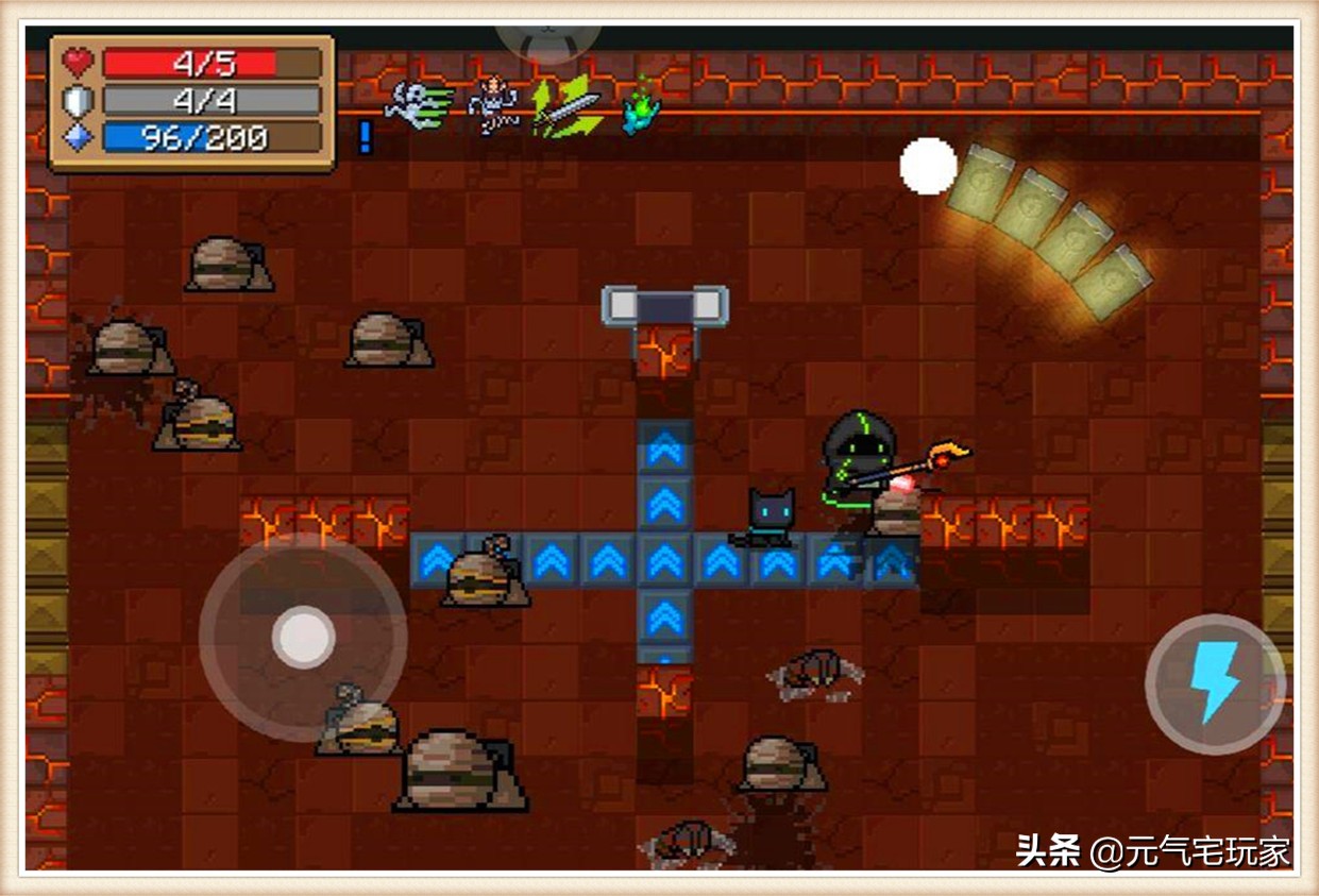 元氣騎士：誰說阿努比斯權杖是最弱紅武？定位轉變，秒變輔助神器