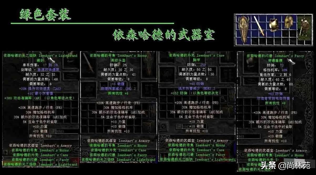 暗黑二的套裝你都了解嗎？今天帶你看最全的暗黑二套裝