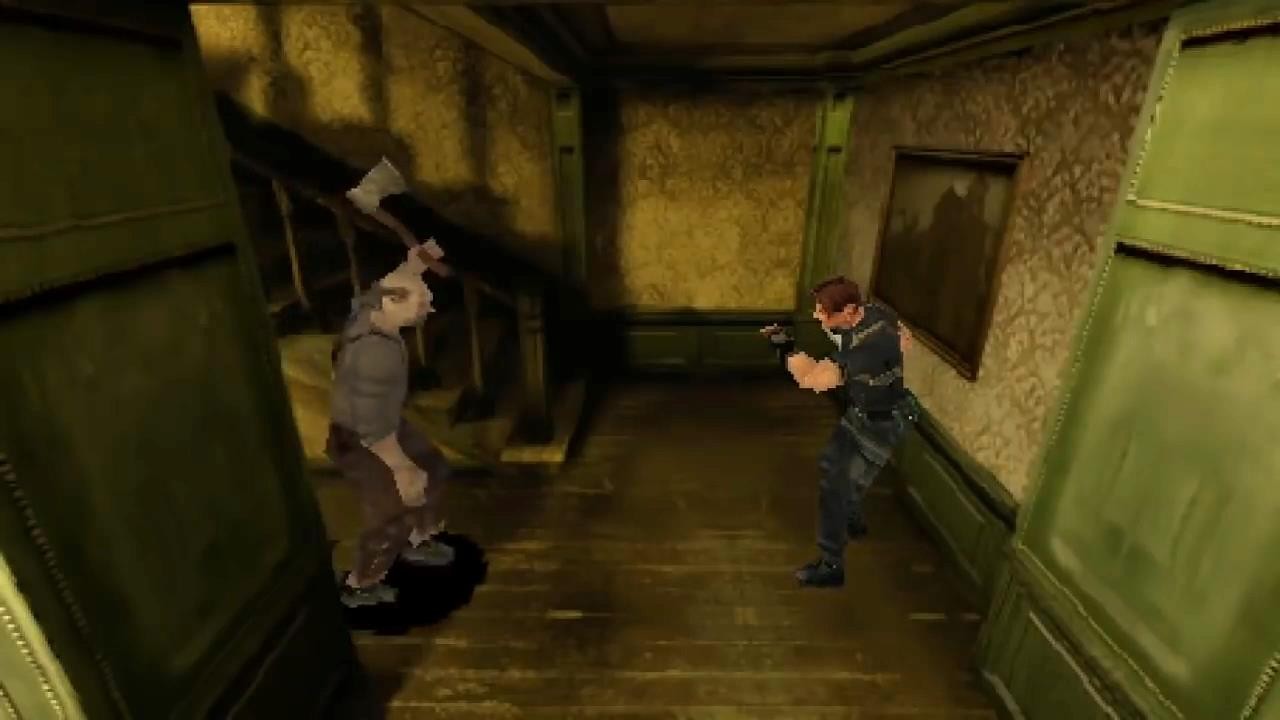 《生化危機4》PS1畫質版Mod演示 全屏馬賽克