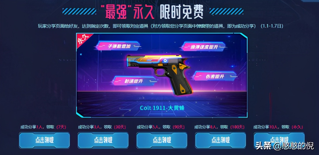 穿越火線:多1.1全有節專屬道具豪禮等你來領哦