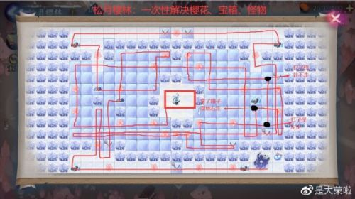 陰陽師SP雪女活動怎么玩？陰陽師染井櫻林路線圖過關路線推薦