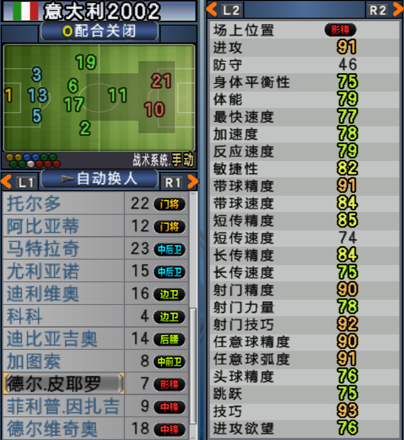 實況足球10韓日世界杯珍藏版：沉沒的藍白巨艦意大利到底有多強？