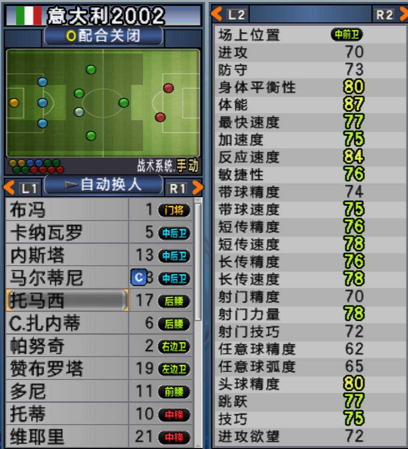 實況足球10韓日世界杯珍藏版：沉沒的藍白巨艦意大利到底有多強？