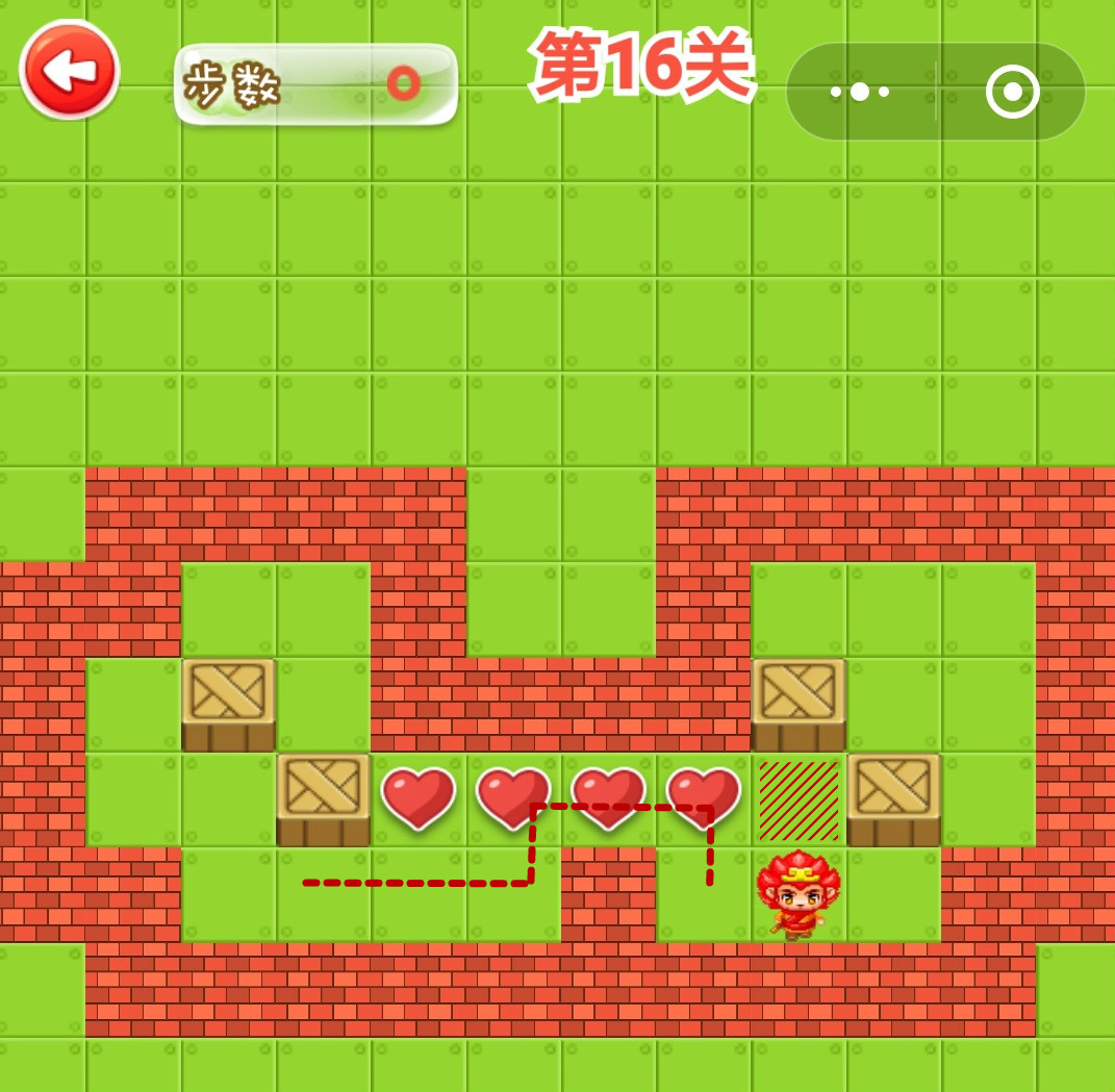 小游戲《歡樂推箱子》第12-16通關策略圖文解析