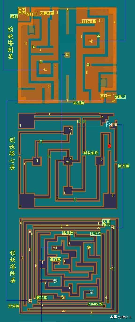 仙劍迷宮有多難？玩家照著“鎖妖塔”地圖走，卻在原地轉了2小時