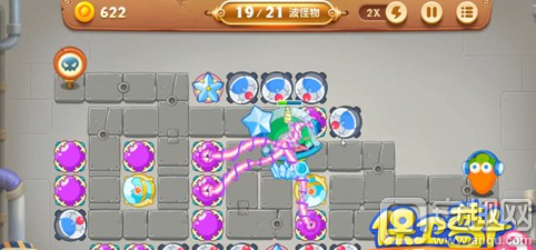保衛蘿卜3工廠第19關金蘿卜攻略 工廠19關怎么過