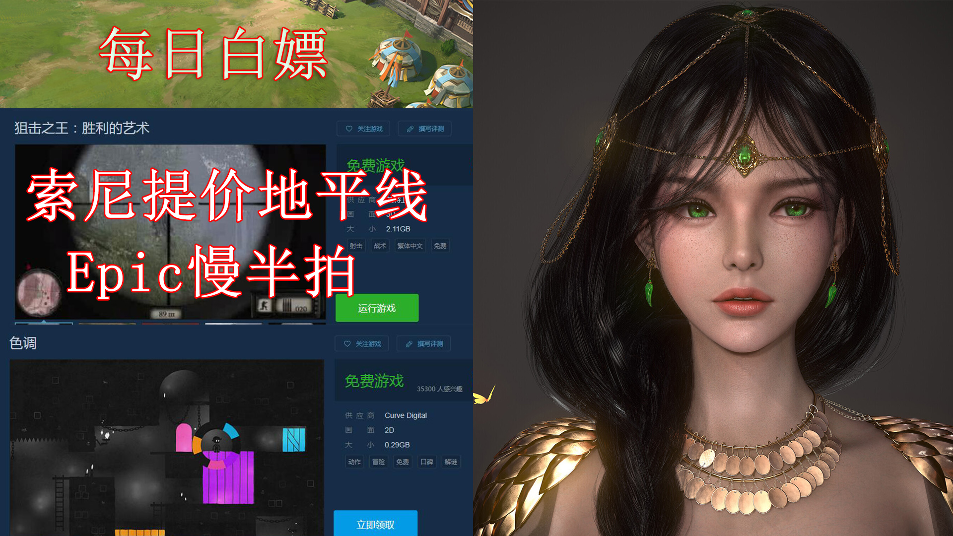 狙擊手：勝利藝術入庫，索尼地平線價格變動
