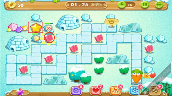 保衛蘿卜2第06關攻略