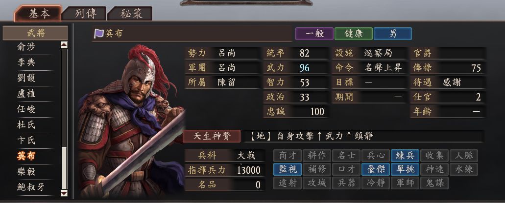 三國志12系列—人物亂入