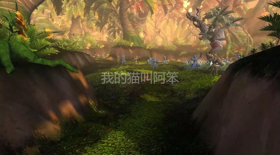 魔獸世界里又一個縮水版暴風城，藏在德拉諾戈爾隆德的永茂林地里
