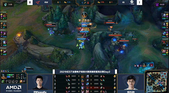 LOL-NEST：XUN千玨關鍵大招扭轉乾坤，iG 2-0翻盤淘汰RW