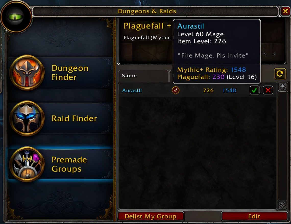 魔獸世界WOW“統御之鏈”中的史詩鑰石評分