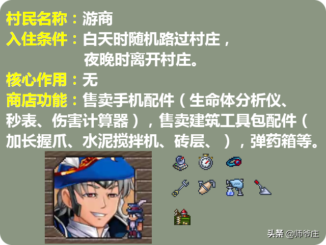 《泰拉瑞亞》入住條件研究與自制頭像展示(1)