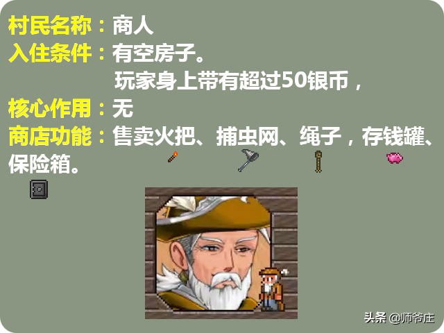 《泰拉瑞亞》入住條件研究與自制頭像展示(1)
