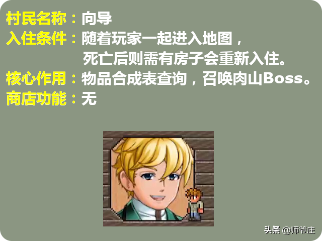 《泰拉瑞亞》入住條件研究與自制頭像展示(1)