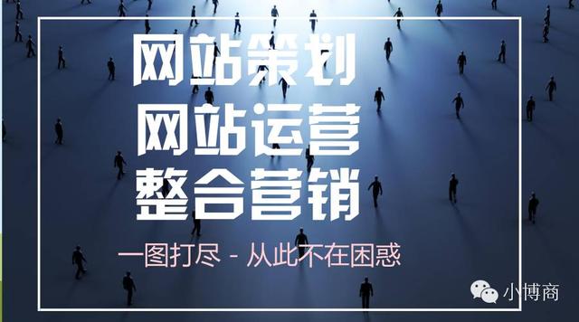 一圖看懂網站策劃、網站運營、網站整合營銷流程體系！