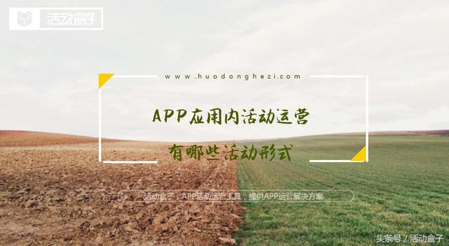 APP應用內活動運營，有哪些活動形式？