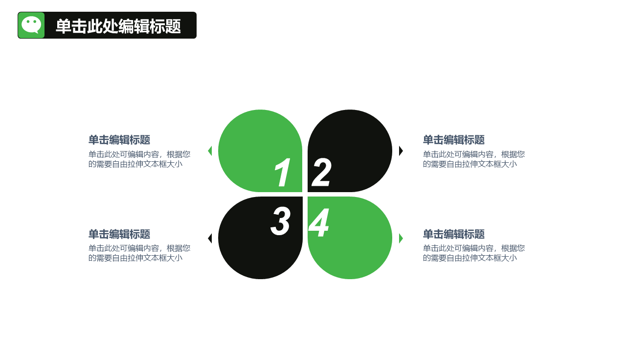 36頁邏輯通順、排版大氣的微信營銷手冊PPT模板，人人都有份！