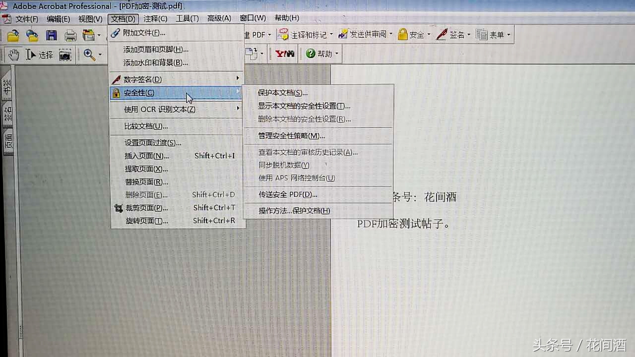 PDF快速給文檔加密碼，禁止復制和修改！