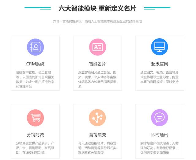 盤點一下，智能名片小程序的功能有哪些？