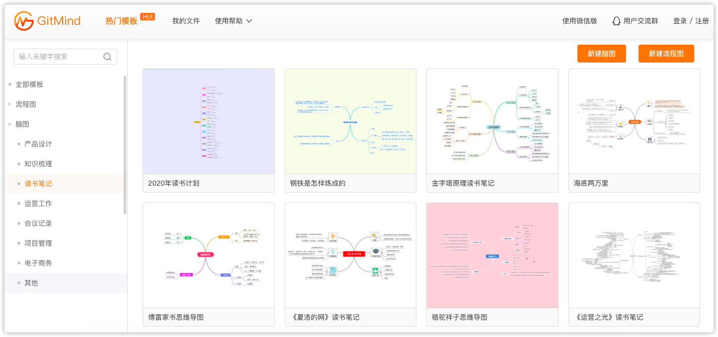 7個免費的思維導圖+流程圖制作工具，無需開通WPS稻殼會員