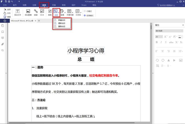 PDF一鍵批量加水印，為你的文檔保駕護航！