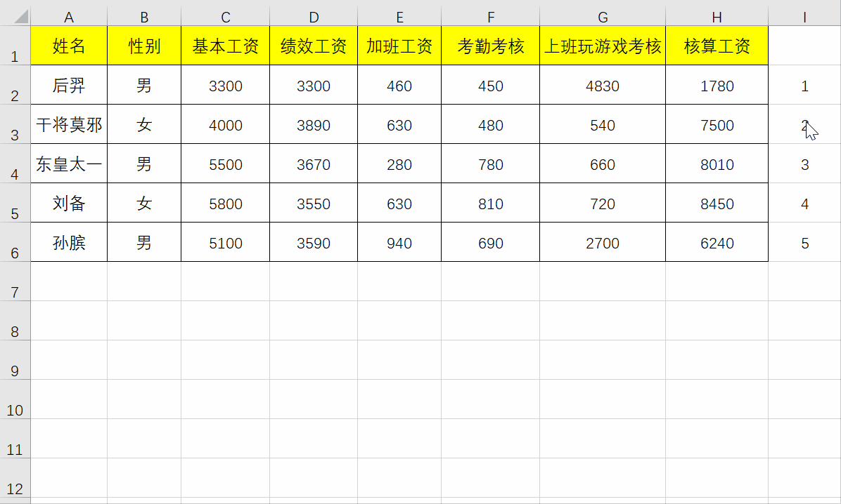 Excel快速制作工資條，只需三步！