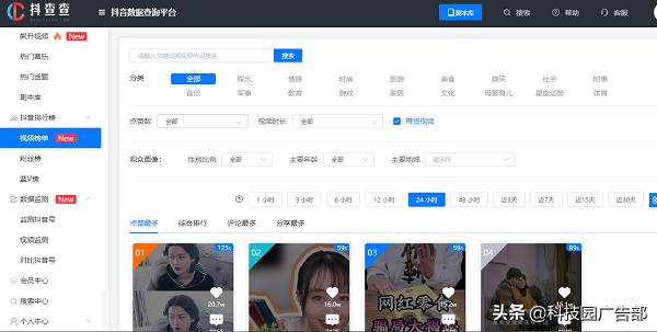 抖音最全數據分析工具