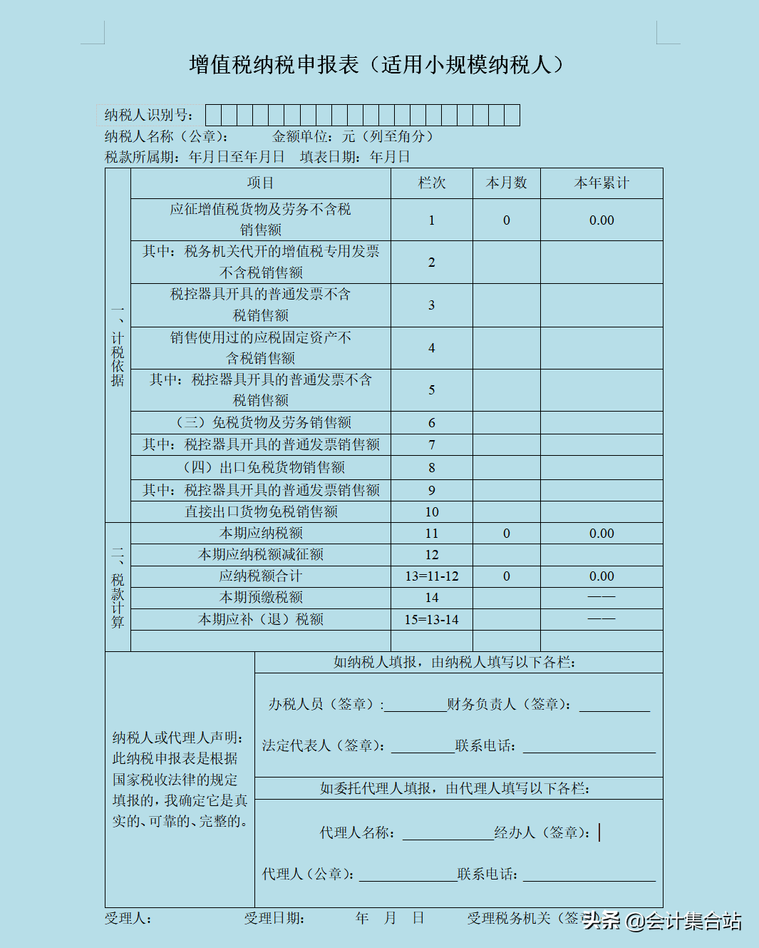 全了，小規模納稅人申報納稅流程，零基礎也能輕松學會