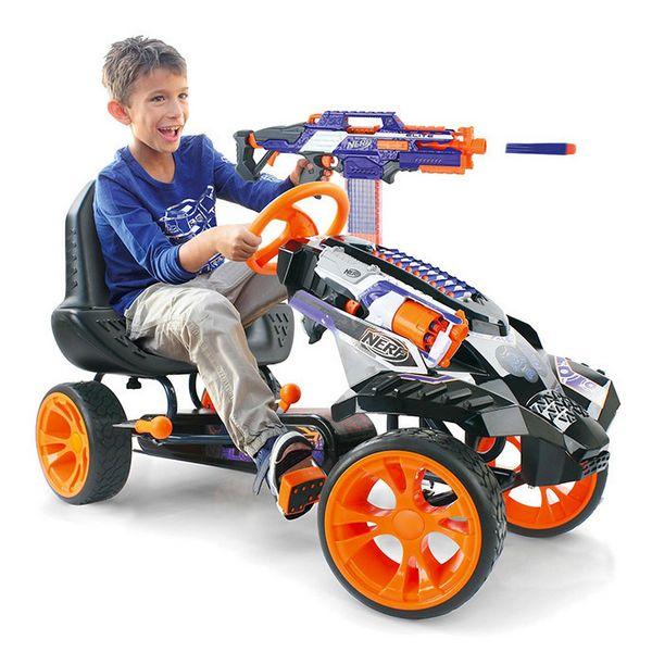 終于不用再玩CQB啦:NERF × Hauck聯合推出炫酷“戰斗沖鋒車”