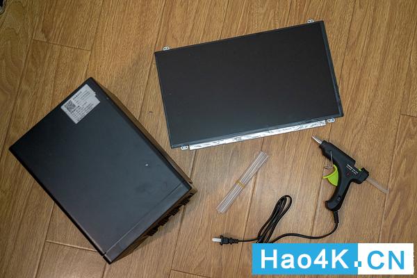 教你：閑置損壞筆記本電腦如何改造的DIY液晶顯示屏！