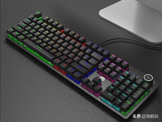 139元到手，104鍵黑紅青茶四軸可選，HP惠普推K10G電競機械鍵盤