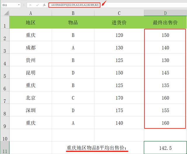 Excel數據平均值統計常用函數公式，多功能計算，簡單語法趕緊Get
