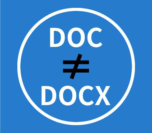 Word文檔doc與docx的區別