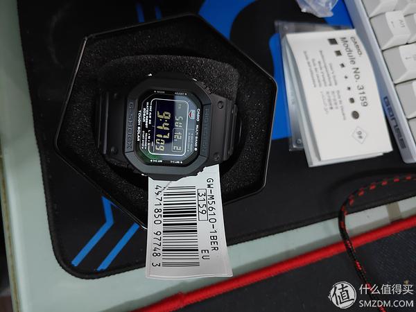 曬單:CASIO 卡西歐 G-SHOCK GW-M5610-1B 男款電波表