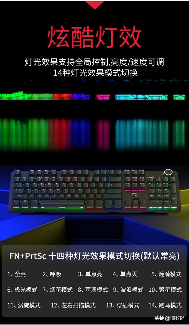 139元到手，104鍵黑紅青茶四軸可選，HP惠普推K10G電競機械鍵盤