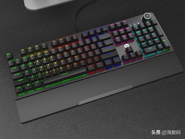 139元到手，104鍵黑紅青茶四軸可選，HP惠普推K10G電競機械鍵盤