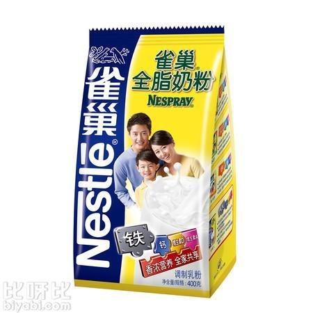 雀巢 全脂奶粉 400g/袋 28.5元+10元郵費