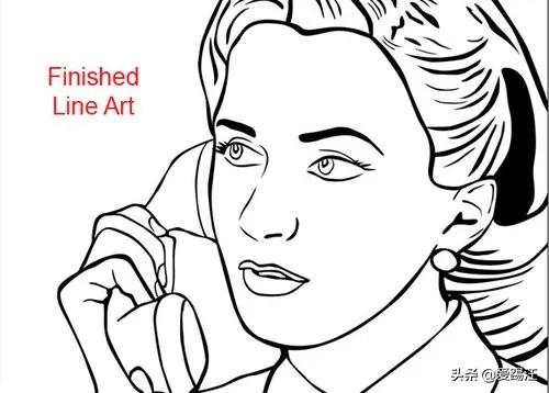 PS教程案例，使用PS把人像照片轉成矢量插畫效果圖，果斷收藏！