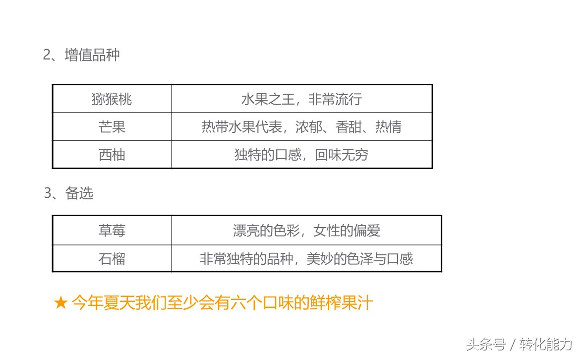 (實際營銷案例分享)新品牌創建市場戰略規劃PPT(果汁產品