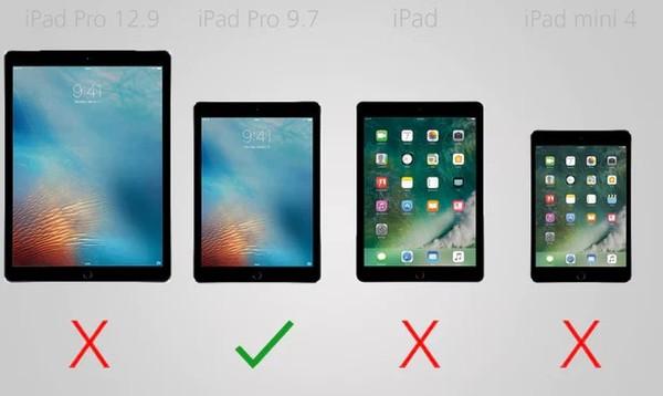 規格參數對比:蘋果四臺iPad之間的對決
