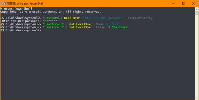 如何在 Windows 10 中使用 PowerShell 重置本地帳戶密碼