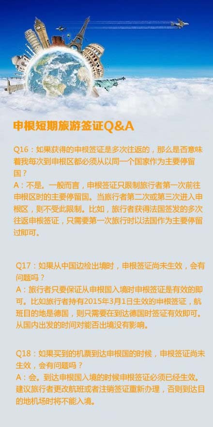 超有用最全申根簽攻略