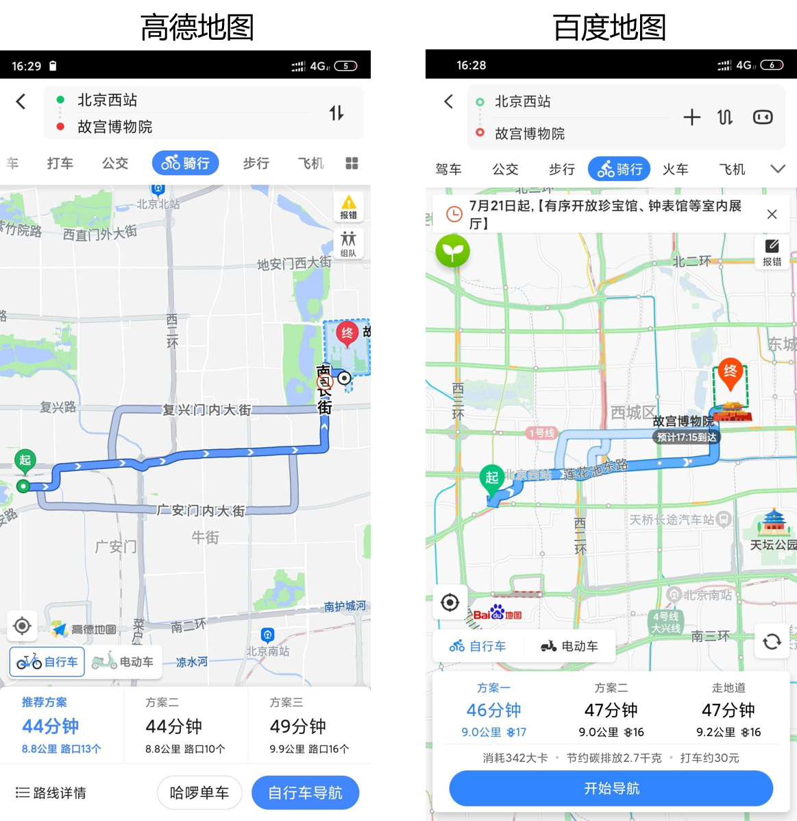 競品分析：高德地圖VS百度地圖