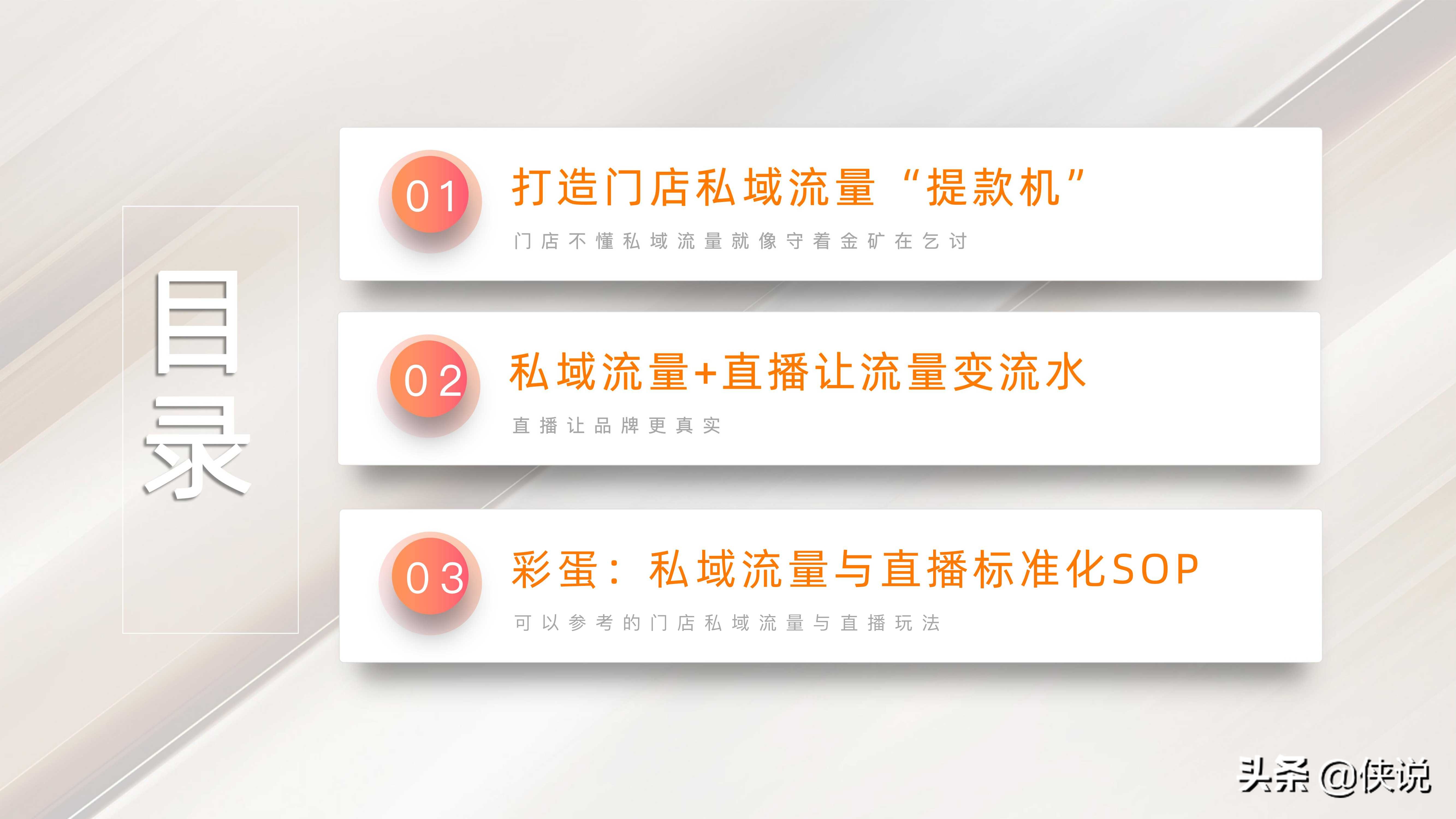 私域流量:直播賦能線下門店(門店管理與方案系列19份)