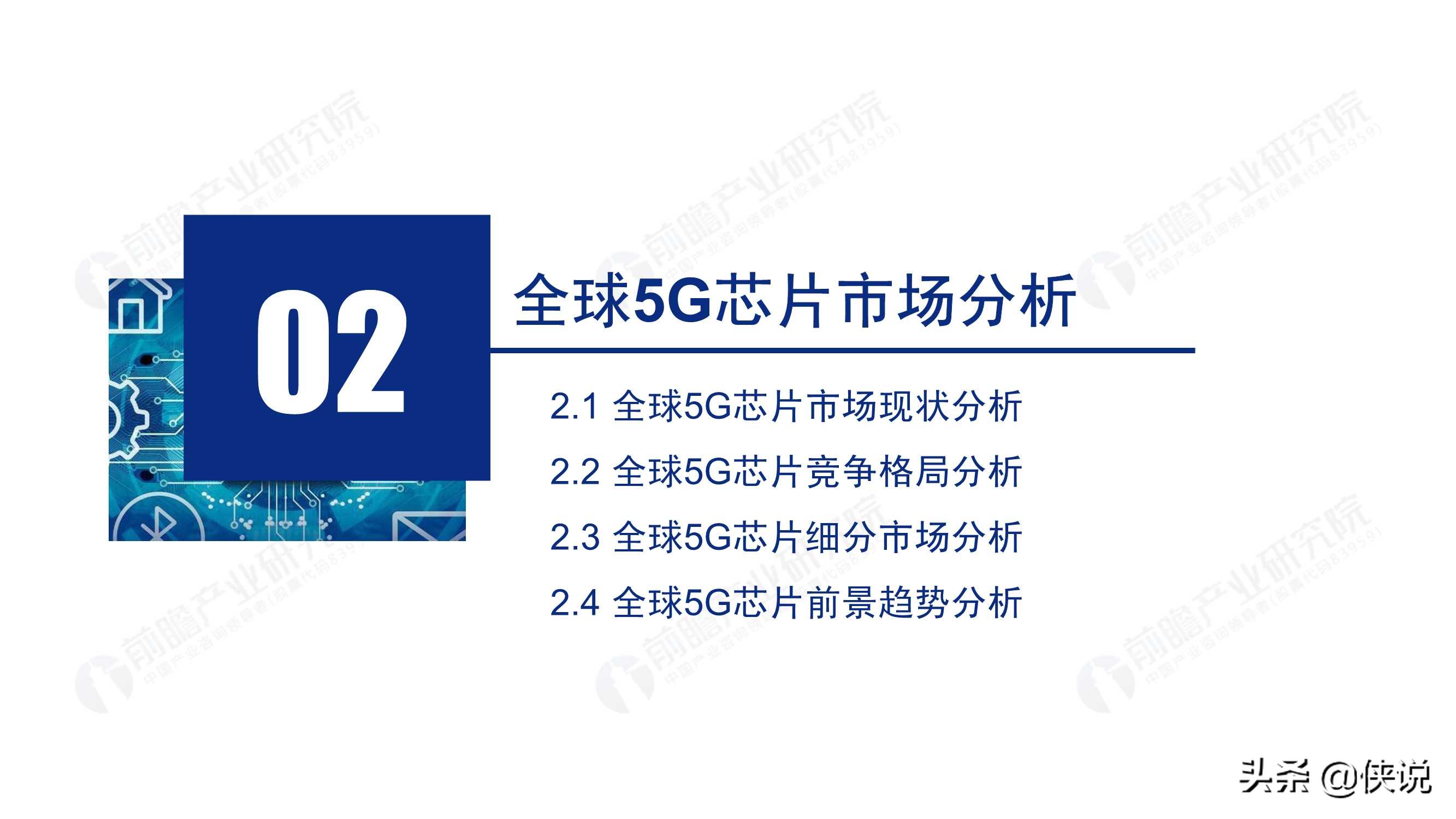 2020年5G芯片行業研究報告(前瞻產業研究院)
