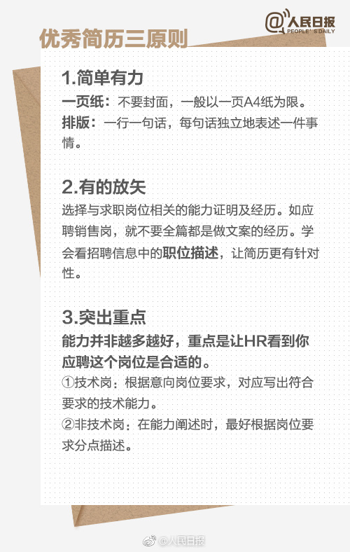 求職干貨！手把手教你如何寫一份優秀的簡歷，簡單實用！