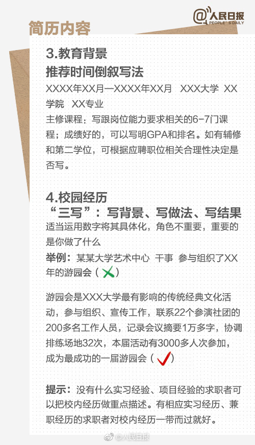 求職干貨！手把手教你如何寫一份優秀的簡歷，簡單實用！