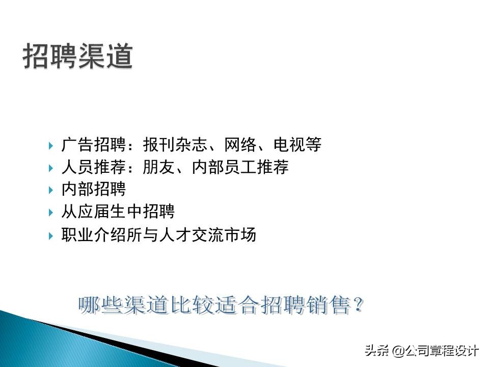 銷售公司hr必學最全實用銷售人員招聘與面試技巧