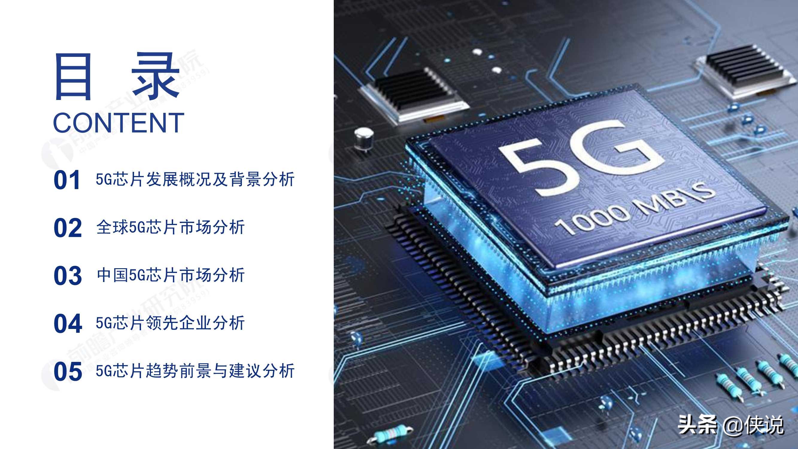 2020年5G芯片行業研究報告(前瞻產業研究院)